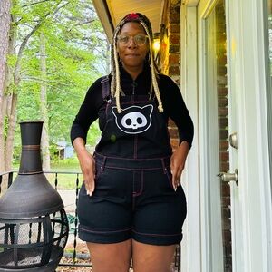 🖤Skelanimals🩷Hot Topic Shortalls